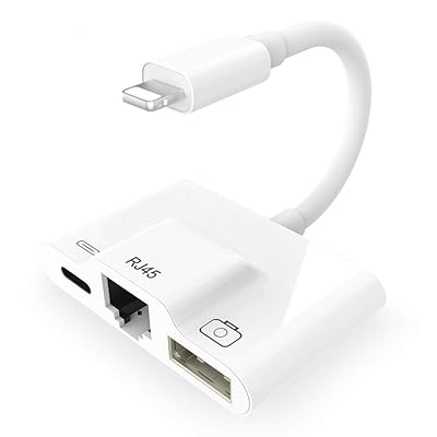 3-in-1 Lightning to RJ45 Ethernet Adapter for iPhone Bangladesh Ubuy