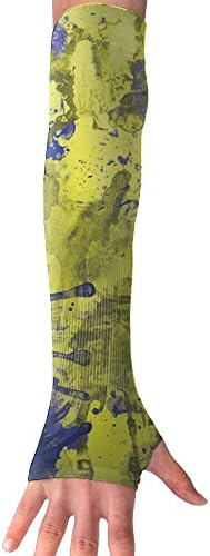 Swedish Flag Art UV Protection Cooling Arm Sleeves For Men Women Sun Block Cooler Protective Sports Gloves Running Golf Cycling Basketball Driving Fishing 1 Pair Cover Sleeves