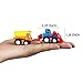 Pull-Back Vehicles Mini Toy Cars 24 Pack Assorted Trucks and Raced Car Toys Set with Dumps Trucks Diggers Bullozers Racing Cars Easter Egg Fillers Party Favor for Kids