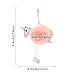 OurWarm 10pcs Unicorn Christmas Tree Ornaments, Cute Faux Fur Unicorn Christmas Hanging Ornaments Xmas Gift for Kids Christmas Decorations