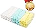 Face Washer Baby - Bamboo Washcloths 6 Count Premium FREE Baby Bib - 100% Natural Bamboo Towels Washcloths - Baby Washcloths - Bamboo Washcloths - Bamboo Towels Baby - Facial Supplies for Kids