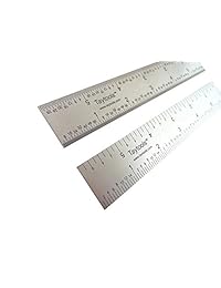 taytools 6" rígido cerrajero regla regla Acero endurecido Primavera 4R graduada en 1 8," 1 16," 1 32" y 1 64" mrsae