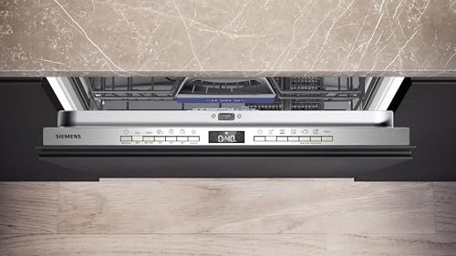 Siemens SN63HX03TE iQ300, Geschirrspüler vollintegriert 60 cm, Besteckkorb, smartStart, Programm-Assistent, Oberkorb höhenverstellbar, Bestätigte Hygieneleistung, Maschinenpflege-Programm, aquaStop 7