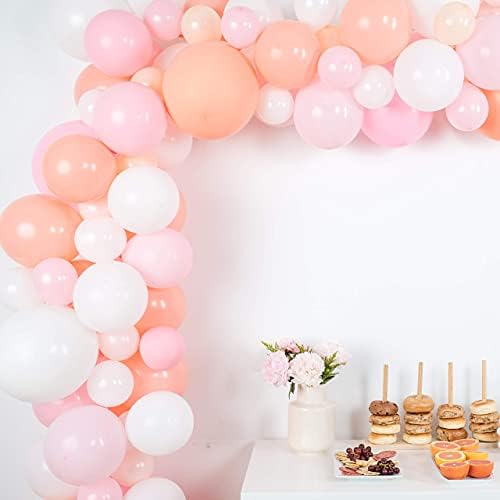 Balloon Garland Kit Pink, White, Blush Balloons for Parties
