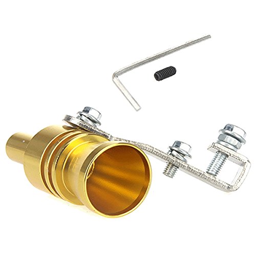 Ocamo Vehicle Refit Device Turbo Sound Muffler Turbo Whistle Exhaust Pipe Sounder Motorcycle Sound Imitator