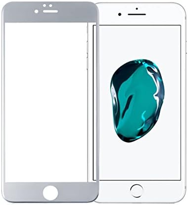 Xueer Screen Protector For iPhone 5 5s SE/6 6s/ 6plue 6splue /7 /7plus 3D 9H Anti-Fingerprint Tempered Glass Protector (iPhone 7 plus, Silver)