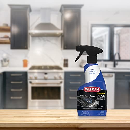 Weiman Gas Range and Stove Top Cleaner and Degreaser 2 Pack
