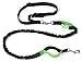Prosper Pets Hands Free Dog Leash - Dual Handle Running Leash – Shock Absorbing, Extendible Bungee – Adjustable Waist Belt – for Running, Jogging or Walking