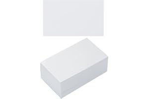 TOPEEN 100 Pack Thick Paper Cardstock Blank Heavy Cards Stock for Invitations, Greeting Cards Making, Postcards, Photos, 250GSM Thick Paper (White, 3x5 inches)