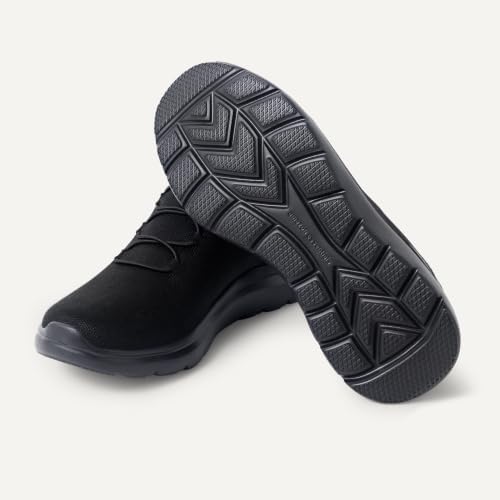 Zapatillas Ligeras para Correr Unisex niños, Negro, 34 EU