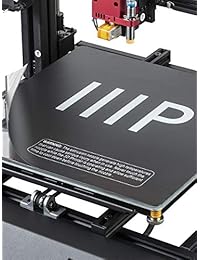 Monoprice Maker Pro Mk.1 Impresora 3D con calefacción extra grande (11.811 x 11.811 x 15.748 in) Placa de construcción, Cama de nivel automático y pantalla táctil + tarjeta MicroSD  recargada con impresos modelos 3D