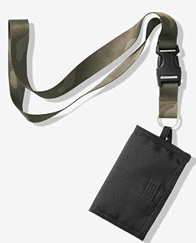 sold out - VICTORIA SECRET PINK MESH POCKET LANYARD WALLET - ALL BLACK