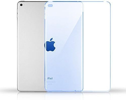 iPad Air 2 Case,Veking Grip Flexible Soft Transparent TPU Rubber Back Cover for Apple iPad Air 2 / iPad 6 (not compatible with iPad Air 1) Air Bounce Shockproof Technology-Blue