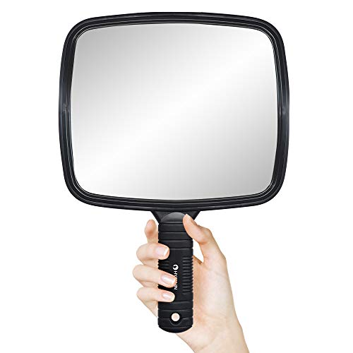 HYOUJIN Hand Handheld Mirror Large XL Hand Held Mirrors with Handle for