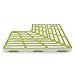 Joseph Joseph SinkSaver Adjustable Sink Protector Mat Two Grid Sections Fits Different Drain Positions Non-Slip, Green