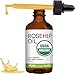 Rosehip Seed Oil by Pure Acres Farm. USDA Certified Organic, Cold Pressed, 100% Unrefined, Hexane Free. Essential Oil for Face, Nails, Hair, Skin. Reduce Acne Scars (1oz)