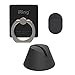 AAUXXiRing Dock Premium Set Safe Grip & Kickstand for Smartphones & Tablets Multipurpose Car Cradle Mount - Matte Black