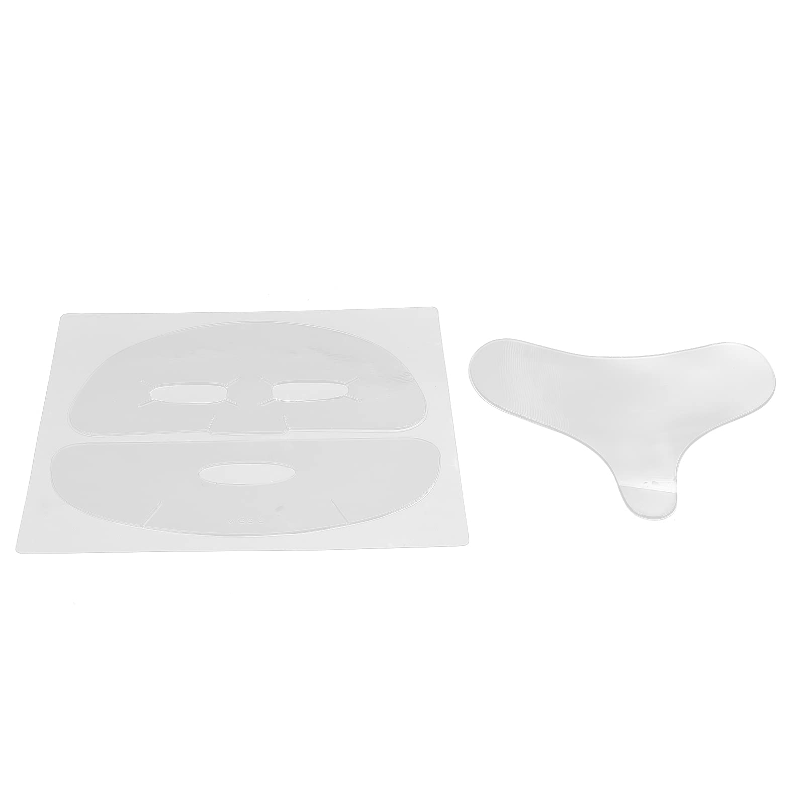 Facial Chest Pad Set, Anti‑Wrinkle Remove Fine Lines Reusable Silicone Patches for Face Chest, Smoothing Wrinkle Facial Body Patches Chest Pads