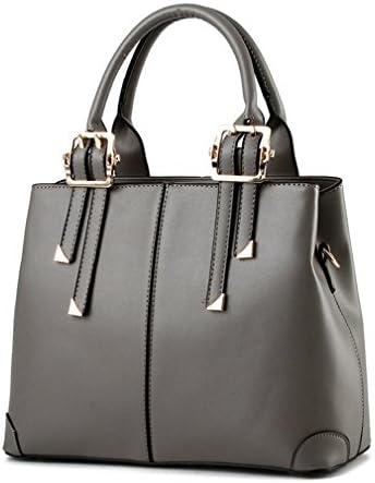 TALLEST Elegant Classic Fashion Ladies Occident Style Handbags Solid Color Yellow Pink Green Red Totes Grey