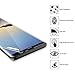 [3 Pack] L K Screen Protector for Samsung Galaxy Note 8, [Self Healing] [Full Coverage] [Case Friendly] HD Effect Flexible Film