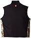 Justin Flame Resistant Men's Polartec Fleece Vest with Wind Pro Technology, Black/Realtree, Medium/Regular