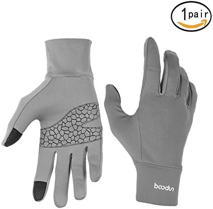 Winter Non Slip Sensitive Touchscreen Gloves for Men and Women,Thermal Gloves for Smartphone Texting Hand Warmers for Driving,Running,Cycling,Riding,Fishing,Gardening,Cutting,Carving (Grey, M)