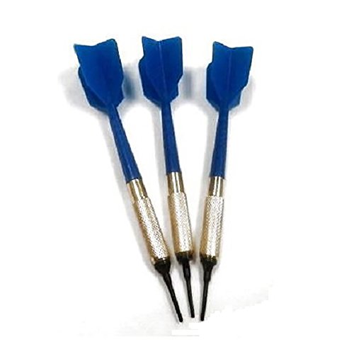 GLD Blue Commercial Soft Tip Bar Darts-Set of 3