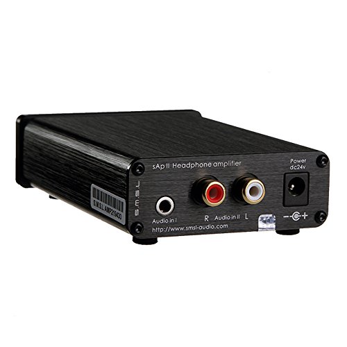 SMSL SAP-II PRO Headphone Amplifier Portable High Fidelity AMP 3.5mm/RCA 6.35mm Black