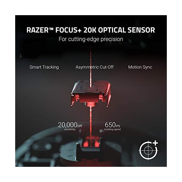 Razer Basilisk V2 - FPS Gaming Mouse (Gaming Mouse with New 20,000 DPI Focus + Optical Sensor, 5G, Removable Dpi Switch…