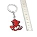 Gankchen Persona 5 Take Your Heart Phantom Thieves Logo Keychain Persona 5 R The RoyalKeychain Keychain Badge Car Key Tag Key Ring Necklace (Keychian)