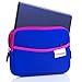 Neoprene iPad Mini Sleeve Pouch Case (Up To 8 inches Tablet) Protective Travel Carrying Bag with Zipper and Side Pocket
