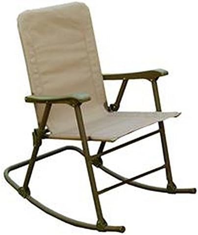 RV Trailer PRIME PRODCT Elite Folding Rocker-Ariz Tan Chair