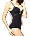 SHUNROUFEN Women's Breathable Fabric Waist Training Corset Waist Shaper for Weight Loss (X-Large (Fits 30.5-33 Inch Waistline), Black)