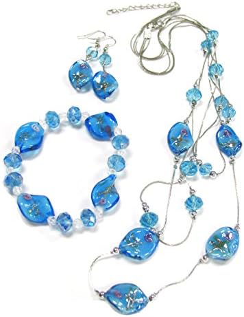 Linpeng LP04122012-01C/-06292012-11A Fiona Lampwork Jewelry Gift Set