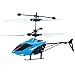 Perfect Life Ideas World's Smallest Remote Control Helicopter Miniature Indoor Flying LED Micro Nano Mini RC Helicopter Toy Whirlybird Chopper Copter Gyro Drone Airplane for Kids - Colors Vary