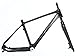 Full Carbon Glossy 26er Mountain Bike MTB BSA Cycling Frame And Fork 18