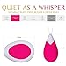 Waterproof Wireless Silicone Love Egg for Women w/ 10 Vibrating Modes for Quicker Results Rechargeable