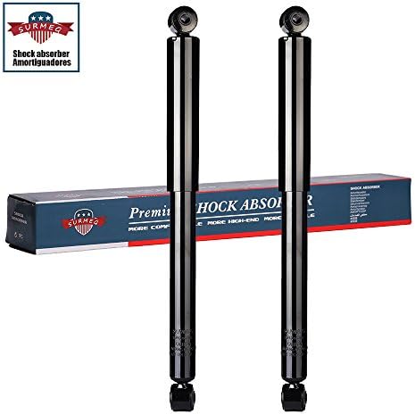 SURMEG Rear Set Shock Absorbers for 1994-2001 Dodge Ram 1500 99-07 Chevrolet Silverado 1500 2WD & 2WD GMC Sierra 1500 344365 37103 G61600(Pack of 2)