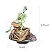 Saim Aquarium Decor Pirate Skeletons & Gold Treasures Air-Driven Action Moving Up-and-Down Skeleton Halloween Aquarium Ornaments