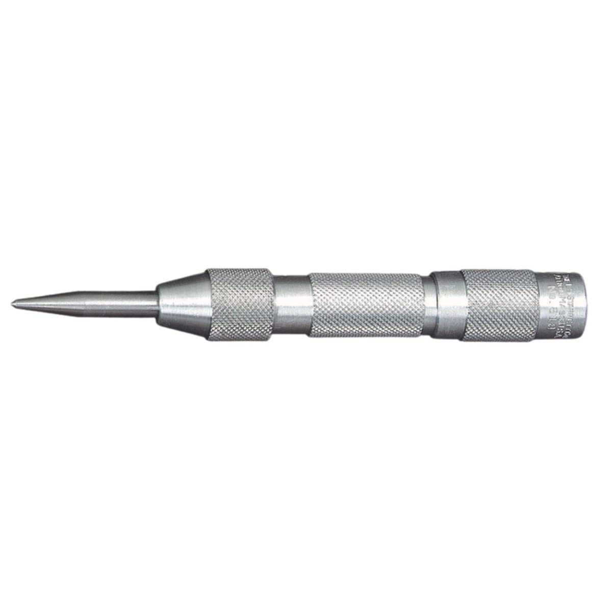Starrett 818 Automatic Center Punch With Adjustable Stroke, 5" Length, 5/8" Diameter