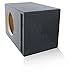 MDF Sub Woofer Enclosure Box [Black] for Single JL Audio W7 Car Subwoofer | ¾ Premium MDF Construction | Made in U.S.A. (13.5