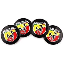 New Fiat Alloy Wheel Center Cap – ABARTH Scorpion Logo, 55mm OD For X1/9 & 124
