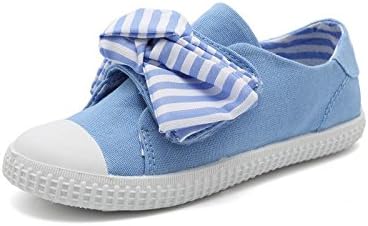 SNUOEN Kids Shoes Series Girls Summer New Arrival Outdoor Canvas Boat Princess Shoes Marrt Jane Shoes Toddler Boys Light Weight Flat Sneakers High Top Skate Shoes