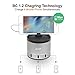 Alxum 4 Port USB Charger for Apple Watch & Smartphone, 36W USB Charging Station with iWatch Phone Holder Charger Stand for iPhone Xs Max,X,XR,8,7,6, iWatch 4,3,2,1, iPad[nightstand Organizer], Grey