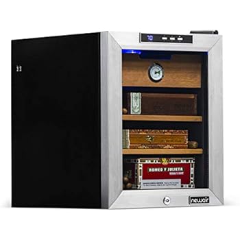 NewAir Cooler and Humidor, Climate Controlled with Heating and Cooling, Holds 250 Cigars, CC-100H, Count