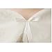 Czy accessories White Faux Fur Wrap Shawl Shrug Bolero Cape Lady Gift with Satin Bowknot