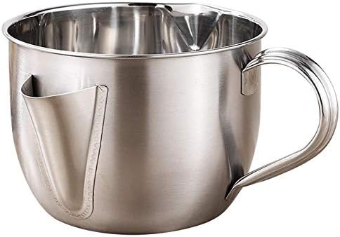 Naliovker 1000Ml Multifunction 304 Stainless Steel Gravy Oil Soup Fat Separator Grease Oiler Filter Strainer Bowl Kitchen Cooking Tools