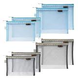 Clear Pencil Case, Zipper Mesh Pencil Pouches Bag - 8 Packs