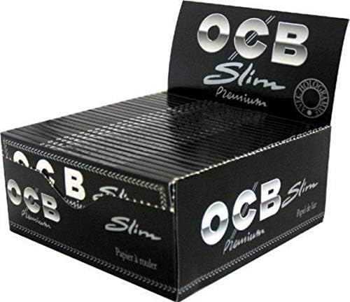 Papel de liar OCB Premium Negro tamaño King caja de 50 librillos: Amazon.es: Hogar