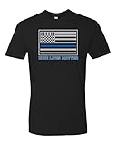 Jacted Up Tees Blue Lives Matter Support Police Officers Men's T-Shirt